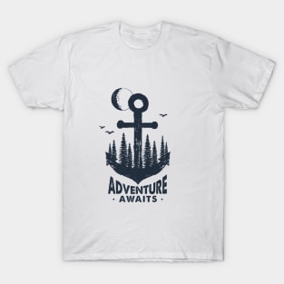 Anchor. Adventure Awaits T-Shirt